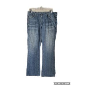 Levi’s 553 Bootcut Jeans Women 12 M Blue 34x29 Mid Rise